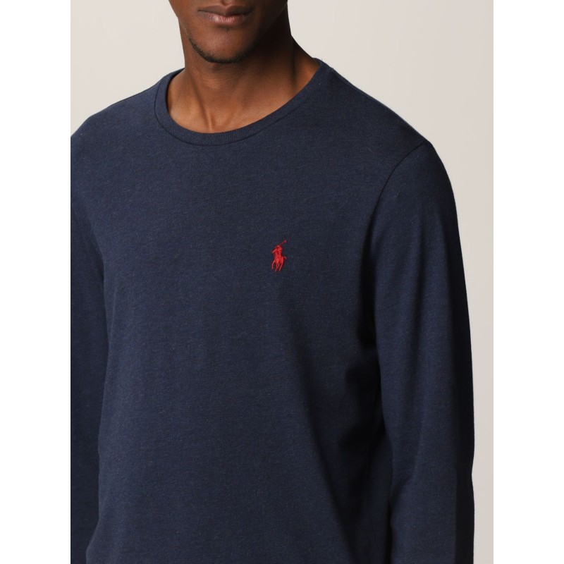 POLO RALPH LAUREN - T-shirt Polo Ralph Lauren in cotone 710671468 - Inchiostro
