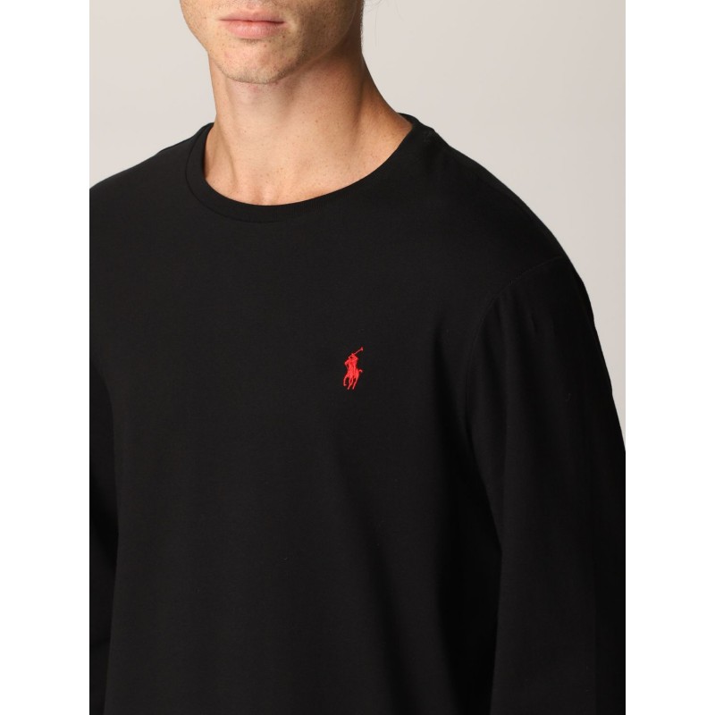 POLO RALPH LAUREN - Polo Ralph Lauren cotton T-shirt 710671468 - Black