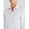 ETRO - BENETROESSERE Cotton Shirt - White/Blue