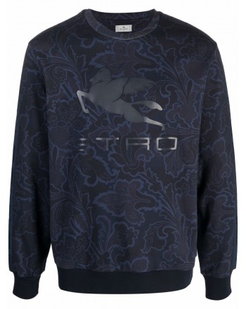 ETRO - PEGASO Printed Sweatshirt - Light Blue