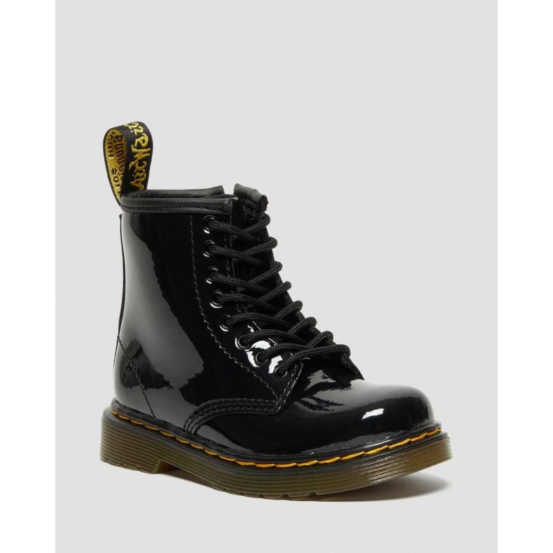 DR. MARTENS - Girl's boot in patent leather 1460 - Glossy Black
