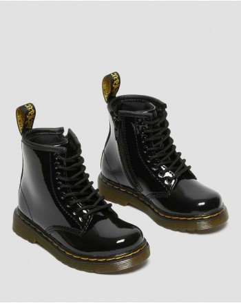 DR. MARTENS - Girl's boot in patent leather 1460 - Glossy Black