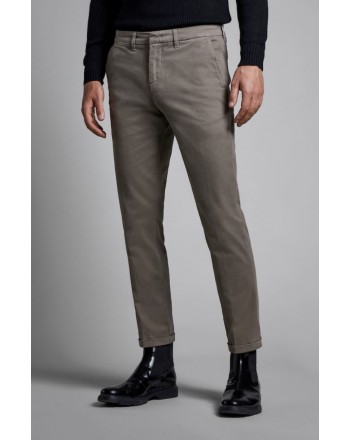 FAY - Chino Trousers With Turn-up NTM8643187TQGGC406 - Light taupe