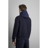 FAY - Quilted Hoodie NJMB5431700TQAU807 - Navy Blue