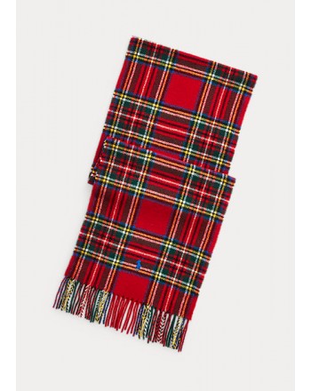 POLO RALPH LAUREN - Scottish Wool Scarf - Red Steward