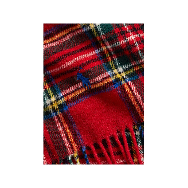 POLO RALPH LAUREN - Scottish Wool Scarf - Red Steward