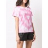 RED VALENTINO - T-Shirt Tye- Dye - Bianco/Rosa