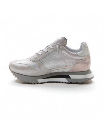 LOTTO LEGGENDA - Wedge glitter sneakers 217131 - Silver