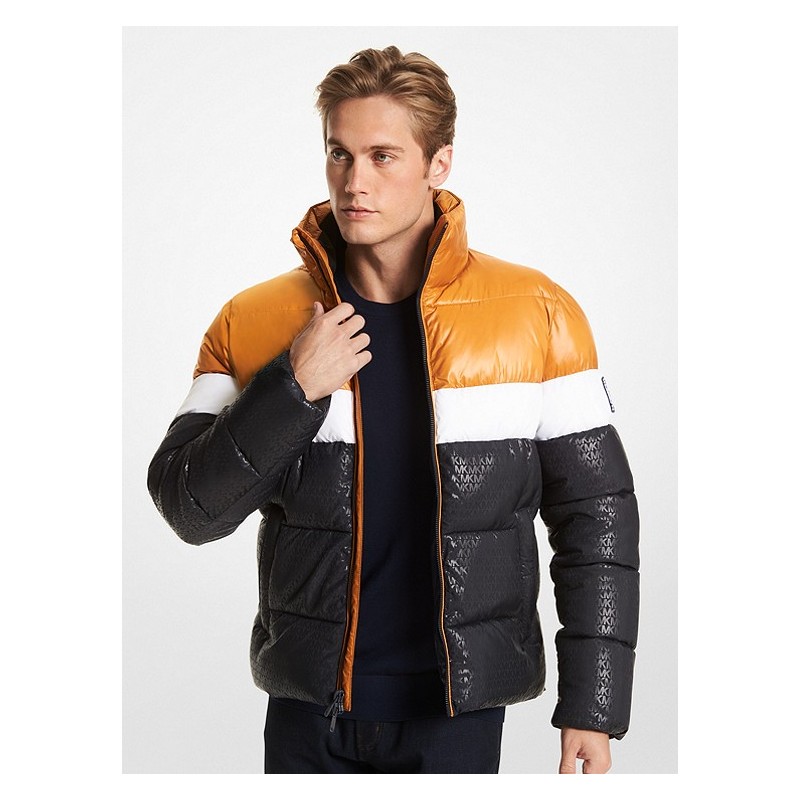 MICHAEL BY MICHAEL KORS - Color-block quilted down jacket