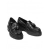 PINKO - BRASILIANA Leather Derby Shoes - Black