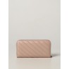 PINKO - RYDER V QUILT Leather Wallet - Powder Pink
