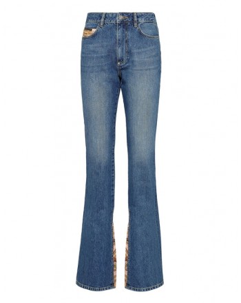PHILIPP PLEIN - Jeans Flared Dettaglio NEW BAROQUE - Denim