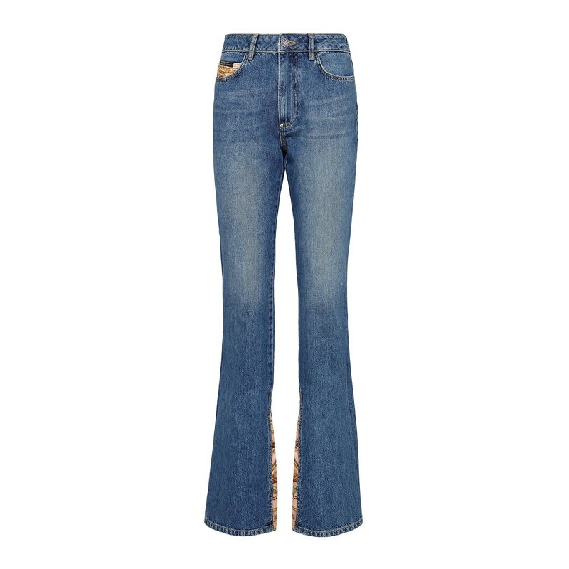 PHILIPP PLEIN - Jeans Flared Dettaglio NEW BAROQUE - Denim
