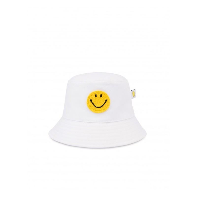 PHILOSOPHY di LORENZO SERAFINI - Cappello Bucket Hat PHILOSOPHY x SMILEY - Bianco