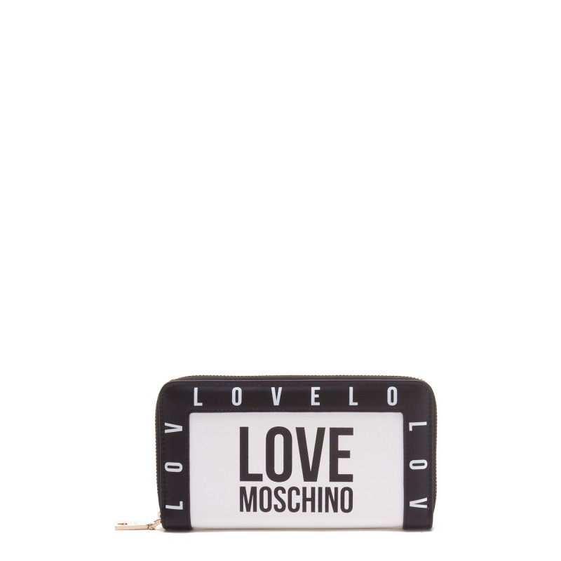 LOVE MOSCHINO -  Portafogli con cerniera  JC5640PP1DLI0100 -  Bianco