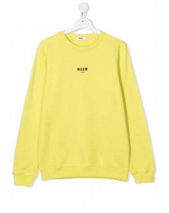 MSGM - Sweatshirt with print MS029022 - Lemon