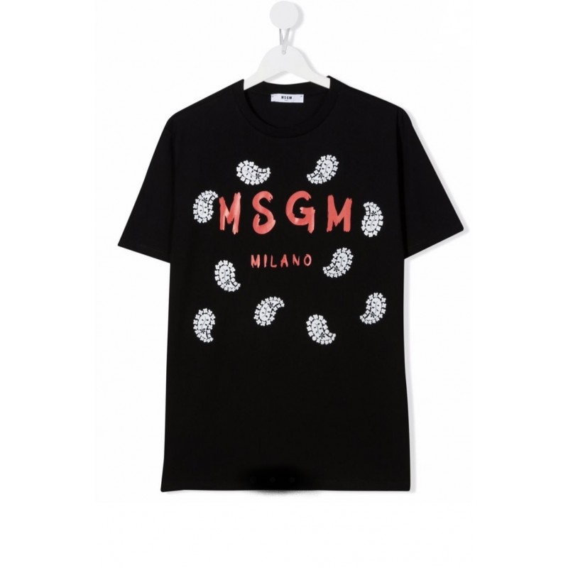 MSGM - T-shirt with print MS028850 - Black