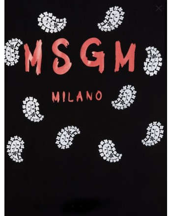 MSGM - T-shirt con stampa MS028850 - Nero