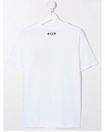 MSGM - T-shirt con stampa MS028982 - Bianco