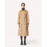 RED VALENTINO - Trench in Gabardine Cut Out Farfalle - Corda