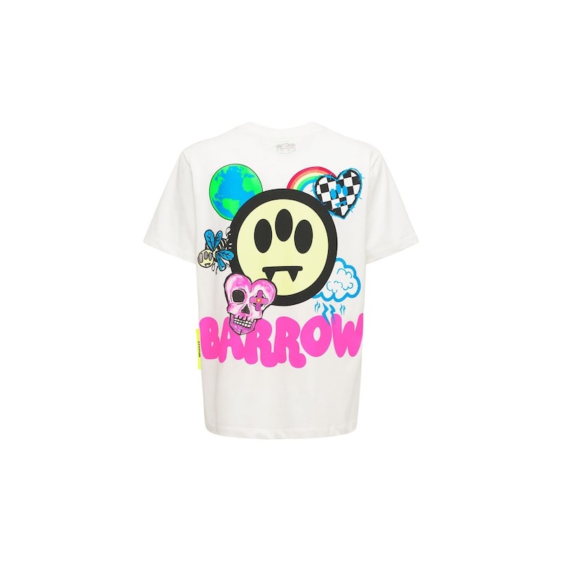 BARROW - Cotton T-Shirt - White
