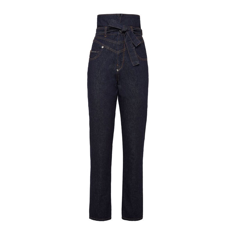 PHILIPP PLEIN - Jeans Vita Alta SAINT TROPEZ FIT  - Denim
