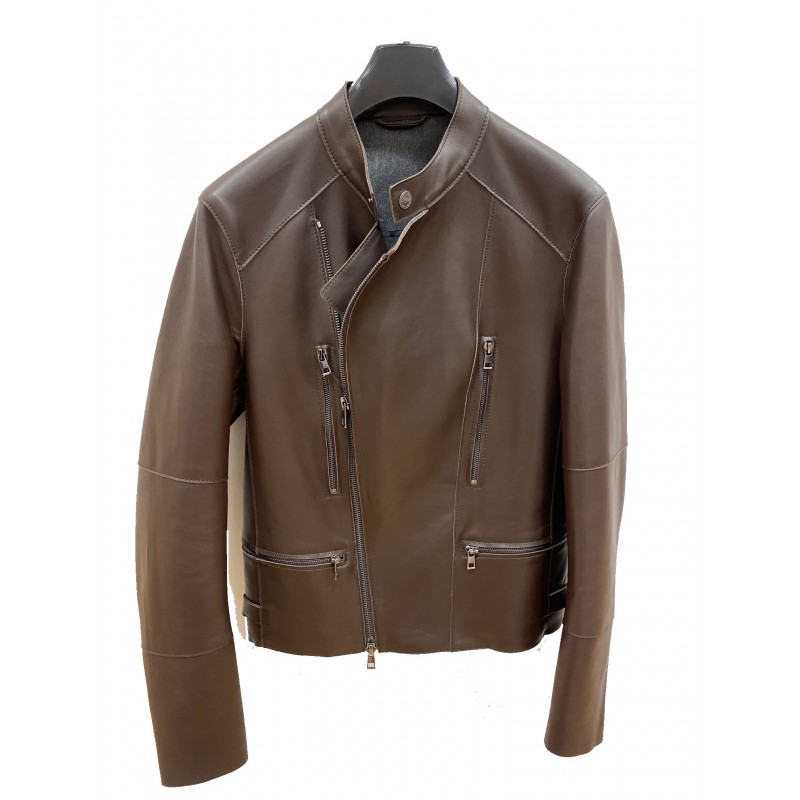 MICHAEL BY MICHAEL KORS - Nappa leather jacket - Brown