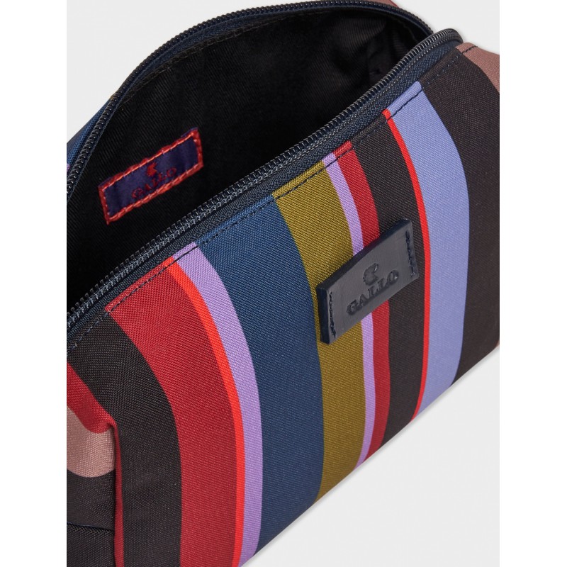 GALLO - Polyester unisex satchel clutch bag - Blue / Iris
