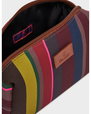 GALLO - Polyester unisex satchel clutch bag - Bordo / Erica