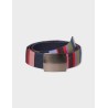 GALLO - Unisex elastic ribbon belt - Blue / Iris