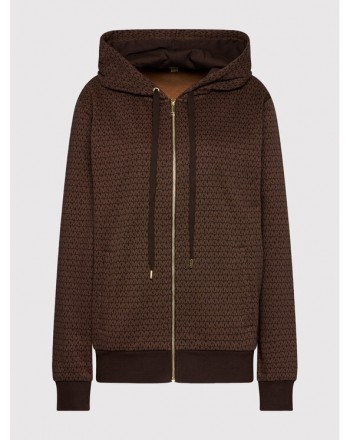 MICHAEL by MICHAEL KORS - TERRY Cotton Sweater - Chocolate