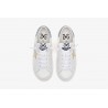 2 STAR- Sneakers pelle 2SD3411-108-B - Bianco/Oro/Argento