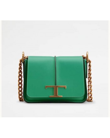 TOD'S - Borsa  a Tracolla TIMELESS in Pelle MICRO - Green