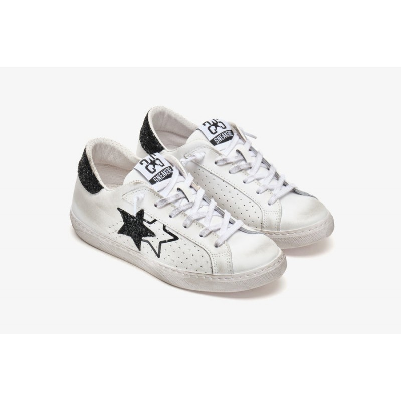 2 STAR- Sneakers 2SD3428-034-B - Bianco/Nero