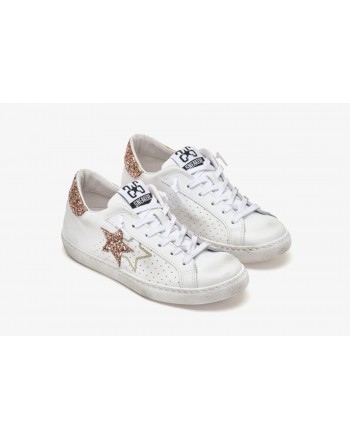 2 STAR- Sneakers 2SD3427-072-B - Bianco/Rosa