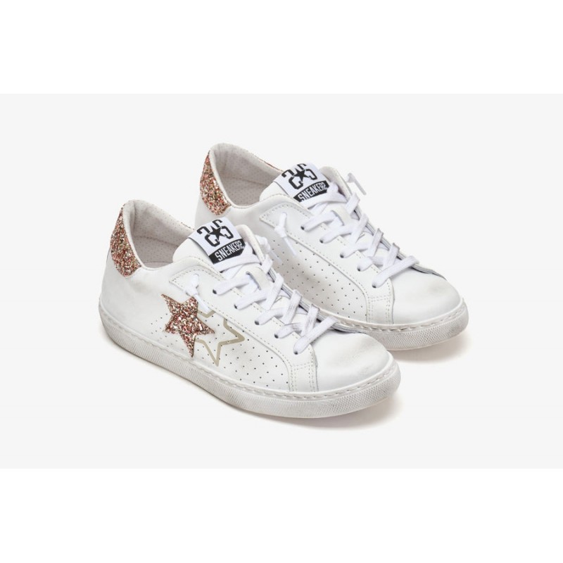 2 STAR- Sneakers 2SD3427-072-B - White/Pink