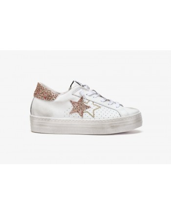 2 STAR- Sneakers 2SD3444-072-B - White/Pink