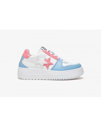 2 STAR- Sneakers 2SD3492-154-P - White/Pink/Light Blue