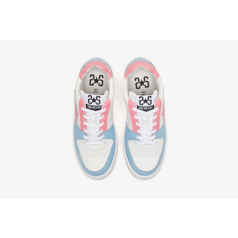 2 STAR- Sneakers 2SD3492-154-P - White/Pink/Light Blue