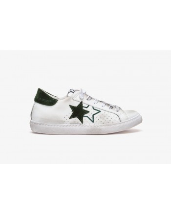 2 STAR- Sneakers 2SU3430-035-L - White/Green