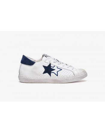 2 STAR- Sneakers 2SU3432-032-L- Bianco/Blu
