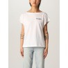 LOVE MOSCHINO - T-Shirt CuorI Patch Posteriori - Bianco