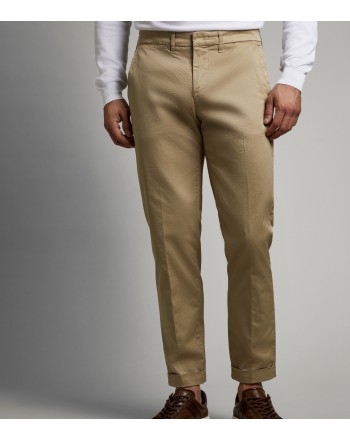 FAY - Chino Trousers With Turn-up NTM8644189TGURC210 - Shell