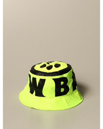 BARROW - Barrow bucket hat with smile - Fluo Yellow