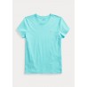 POLO RALPH LAUREN - Cotton Logo T-Shirt - Turquoise