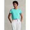 POLO RALPH LAUREN - Cotton Logo T-Shirt - Turquoise