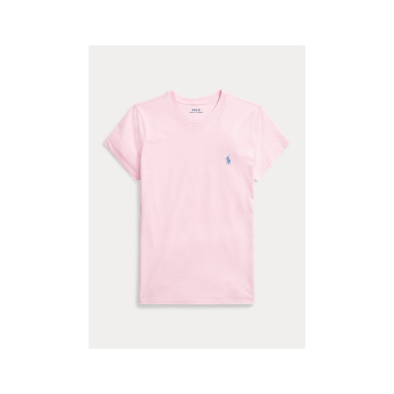 POLO RALPH LAUREN - Cotton Logo T-Shirt - Carmel Pink