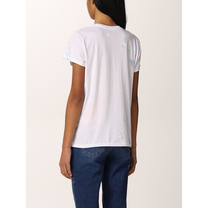 POLO RALPH LAUREN - T-Shirt in Cotone Polo Bear con Vernice - Bianco