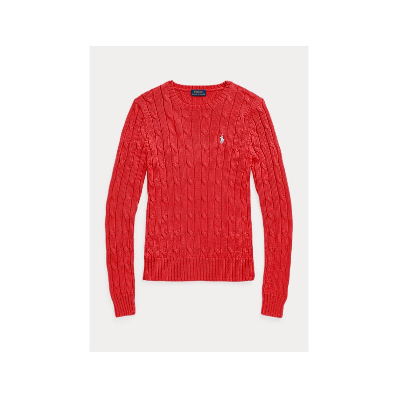 POLO RALPH LAUREN - Roundneck Beaded Knit - Starboard Red