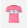 CHIARA FERRAGNI - T-Shirt MAXILOGOMANIA - Sachet Pink